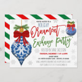 Invitation Fête de l'échange d'ornement (Devant / Derrière)