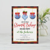 Invitation Fête de l'échange d'ornement (Debout devant)