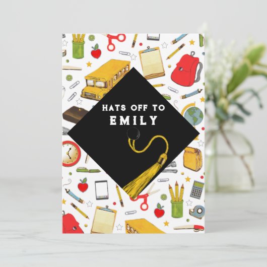 Invitation Fête de l'éducation des enseignants (Debout devant)