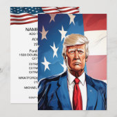 Invitation Fête de l'élection présidentielle (Devant / Derrière)