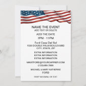 Invitation Fête de l'élection présidentielle (Dos)