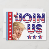 Invitation Fête de l'élection présidentielle de Noël (Devant)