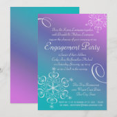 Invitation Fête de l'engagement des snowflèches (Devant / Derrière)