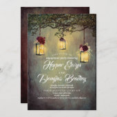 Invitation Fête de l'engagement rustique dans le pays (Devant / Derrière)