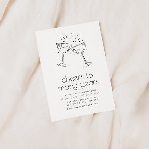 Invitation Fête de l'engagement simple de plusieurs années