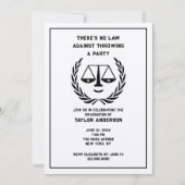 Invitation Fête de l'enseignement de droit (Devant)