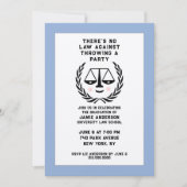 Invitation Fête de l'enseignement de droit (Devant)