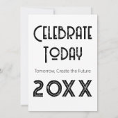 Invitation Fête de l'enseignement secondaire moderne en détre (Dos)