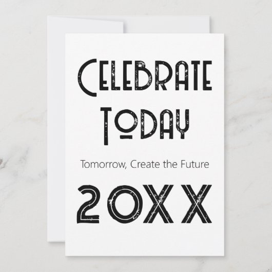 Invitation Fête de l'enseignement secondaire moderne en détre (Dos)