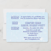 Invitation Fête de l'entreprise Invitation. (Devant)