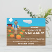 Invitation Fête de l'épouvantail (paysage) (Debout devant)