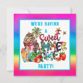 Invitation fête de l'été (Devant)