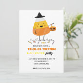 Invitation Fête de l'Halloween (Debout devant)