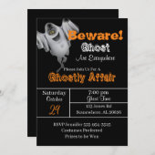 Invitation Fête de l'Halloween (Devant / Derrière)