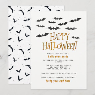Invitation Fête de l'Halloween