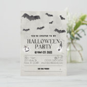 Invitation Fête de l'Halloween (Debout devant)