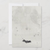 Invitation Fête de l'Halloween (Dos)