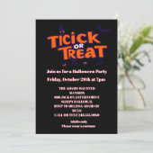 Invitation Fête de l'Halloween (Debout devant)