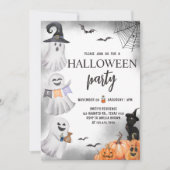 Invitation Fête de l'Halloween (Devant)