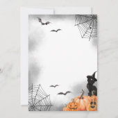 Invitation Fête de l'Halloween (Dos)