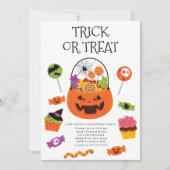 Invitation Fête de l'Halloween (Devant)