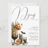 Invitation Fête de l'Halloween adulte (Devant)