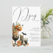 Invitation Fête de l'Halloween adulte (Debout devant)