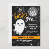 Invitation Fête de l'Halloween BOOgie Disco (Devant)