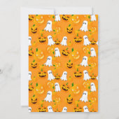 Invitation Fête de l'Halloween de la maison obscurcie (Dos)