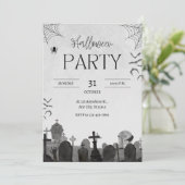 Invitation Fête de l'Halloween du cimetière (Debout devant)