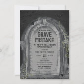 Invitation Fête de l'Halloween du cimetière (Devant)