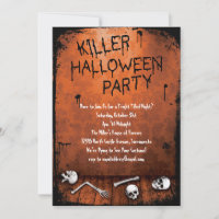 Fête de l'Halloween du tueur aux crânes