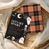 Invitation Fête de l'Halloween Éffrayante pour le fantôme