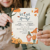 Invitation Fête de l'Halloween garçon et fille