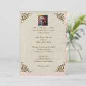 Invitation Fête de l'homme violon de l'Faire-part de mariage (Debout devant)