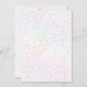 Invitation Fête de licorne (Dos)