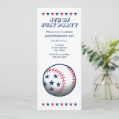Invitation Fête de l'indépendance du baseball (Debout devant)