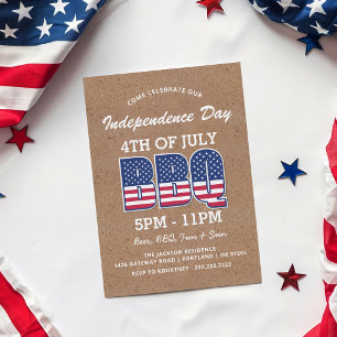 Invitation Fête de l'Indépendance Russe BBQ   4 JUILLET
