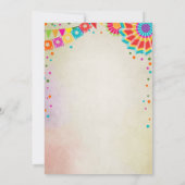 Invitation Fête de l'Intérêt mexicain Cactus (Dos)