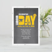 Invitation Fête de l'Invitation de la Fête du Travail (Debout devant)