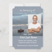 Invitation Fête de l'Invitation de la vie Pêcheur de bateau d (Dos)