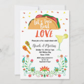 Invitation Fête de l'invitation Wedding shower avec Taco (Devant)