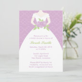 Invitation Fête de l'mariée (Debout devant)