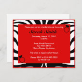 Invitation Fête de l'mariée (Devant / Derrière)