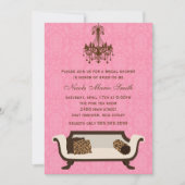 Invitation Fête de l'mariée chic (Devant)