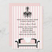 Invitation Fête de l'mariée chic (Devant / Derrière)