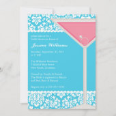 Invitation Fête de l'mariée chic (Devant)