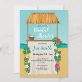 Invitation Fête de l'mariée d'Aloha Beach Mariage Océan (Devant)