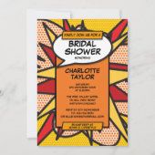 Invitation Fête de l'mariée de divertissement moderne Comédie (Devant)