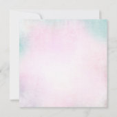 Invitation Fête de l'mariée de fleurs de cerisiers roses Vint (Dos)